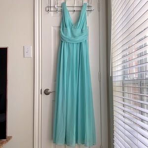 Tiffany blue bridesmaid dress